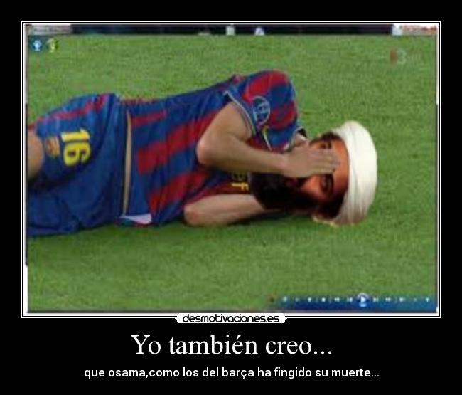 Yo también creo... -