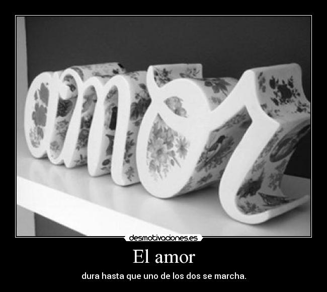 El amor -
