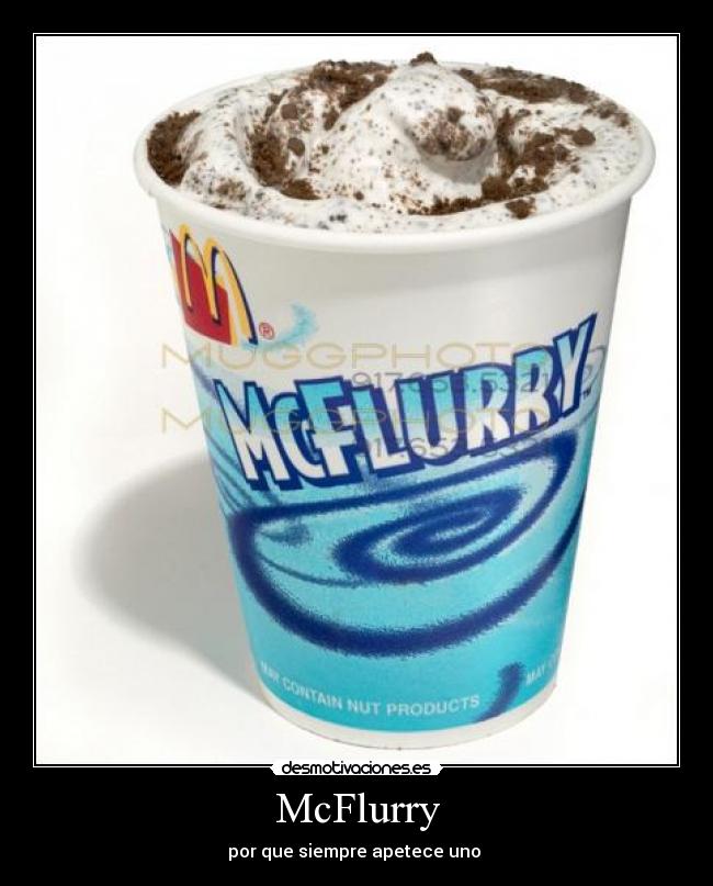 McFlurry - por que siempre apetece uno