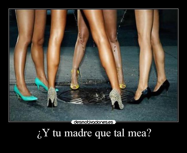 ¿Y tu madre que tal mea? -