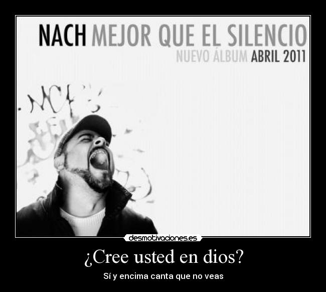 carteles dios nachcreyentedios desmotivaciones