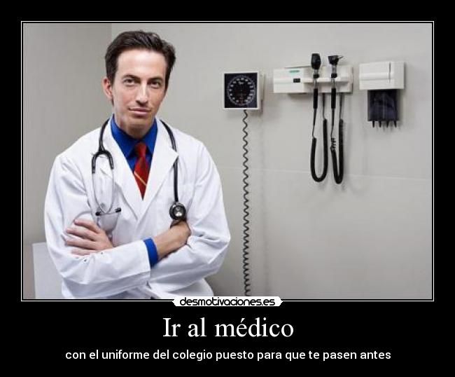 Ir al médico -