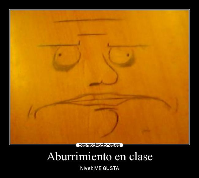 Aburrimiento en clase -