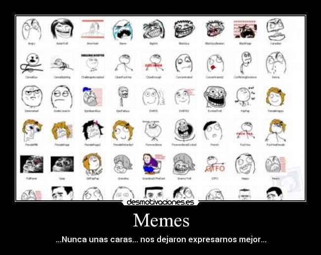 Memes - ...Nunca unas caras... nos dejaron expresarnos mejor...