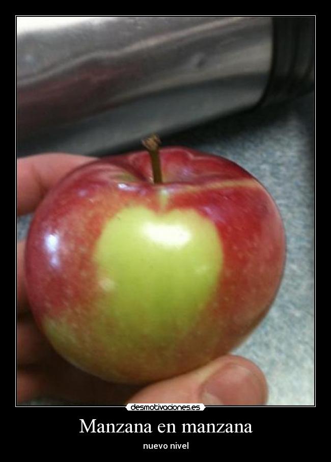 Manzana en manzana -