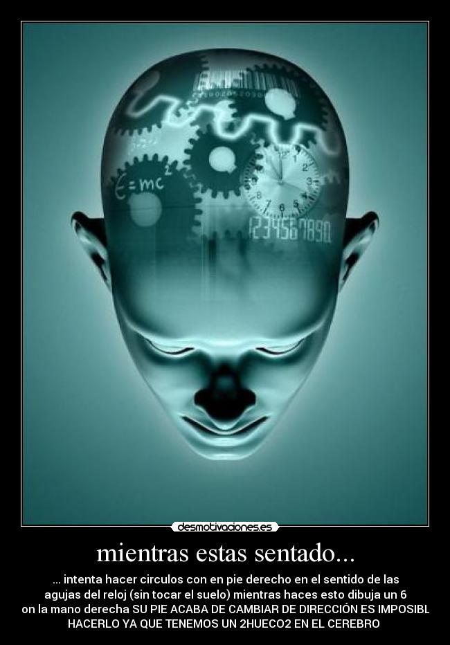 mientras estas sentado... -