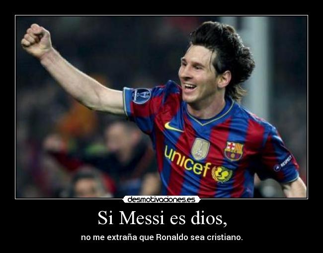 carteles dios futbol desmotivaciones