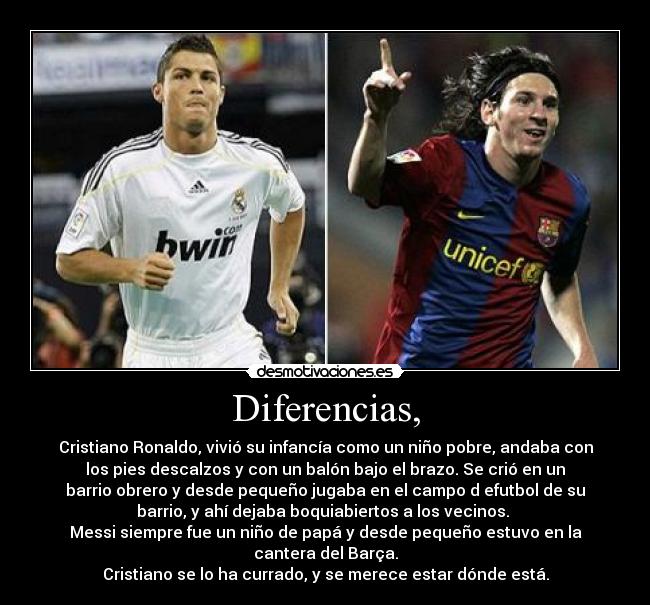 Diferencias, - 