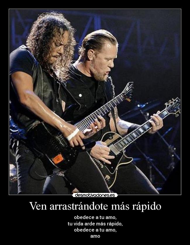 carteles metallica master puppets estribillo desmotivaciones