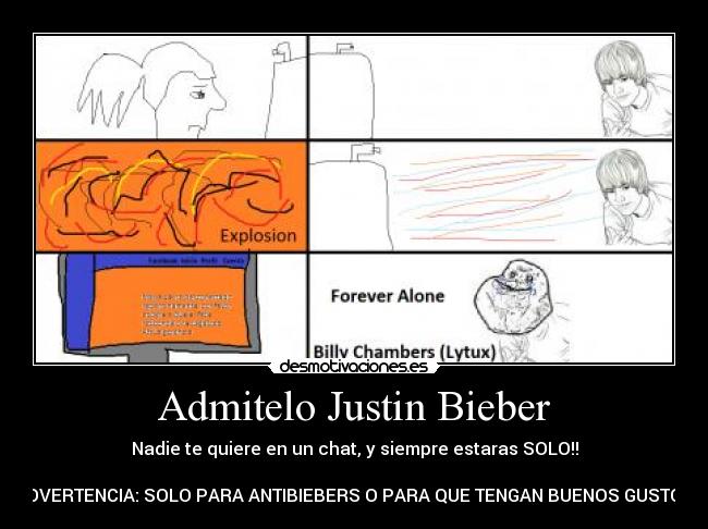 Admitelo Justin Bieber -