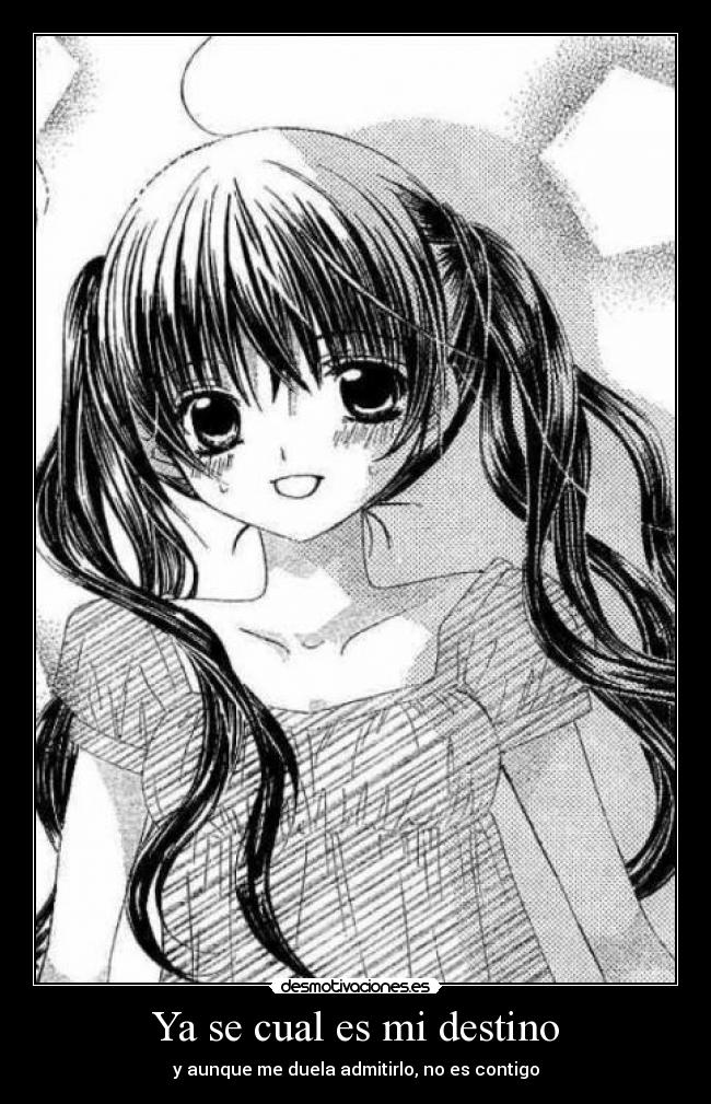Ya se cual es mi destino -