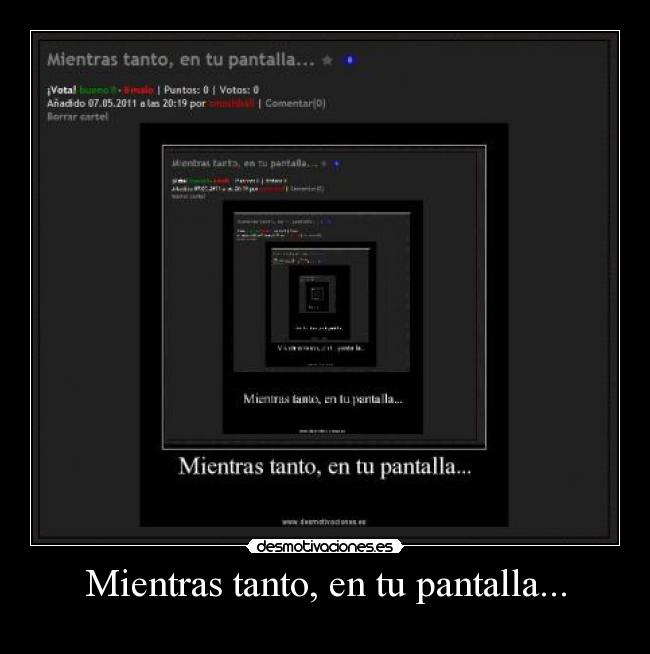 carteles mientras tanto desmotivaciones