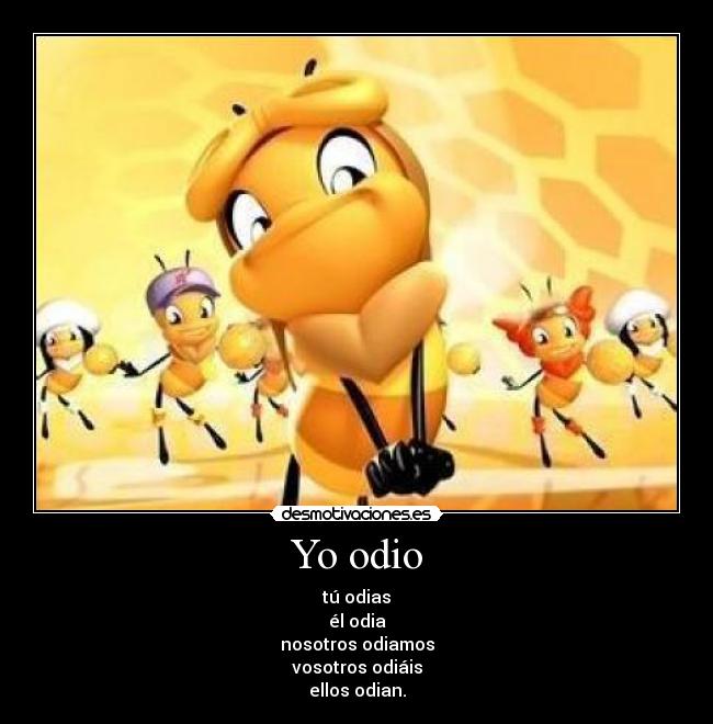 Yo odio - 
