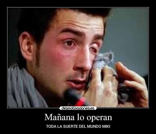 Mañana lo operan - 