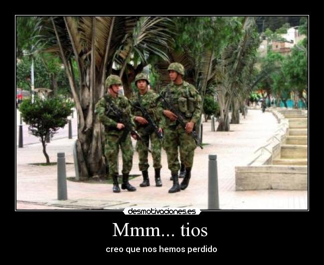 carteles militares desmotivaciones