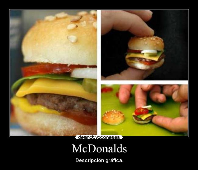 McDonalds - Descripción gráfica.