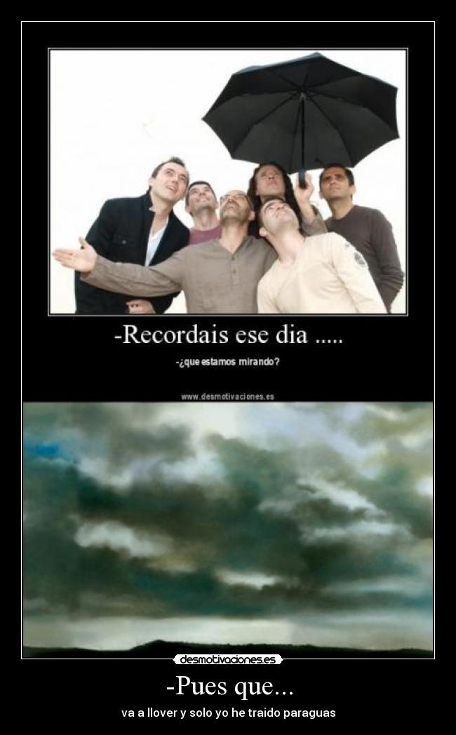 carteles lluvia desmotivaciones