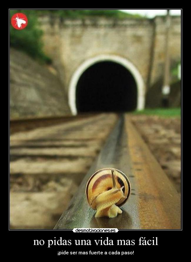 no pidas una vida mas fácil -