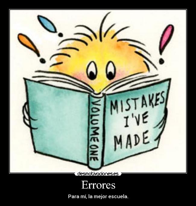 Errores - Para mí, la mejor escuela.