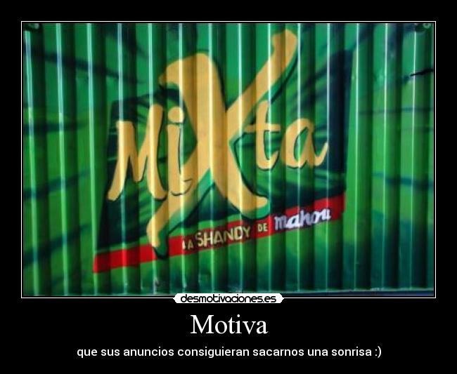 carteles mixta motiva anuncios divertido shandy mahou desmotivaciones