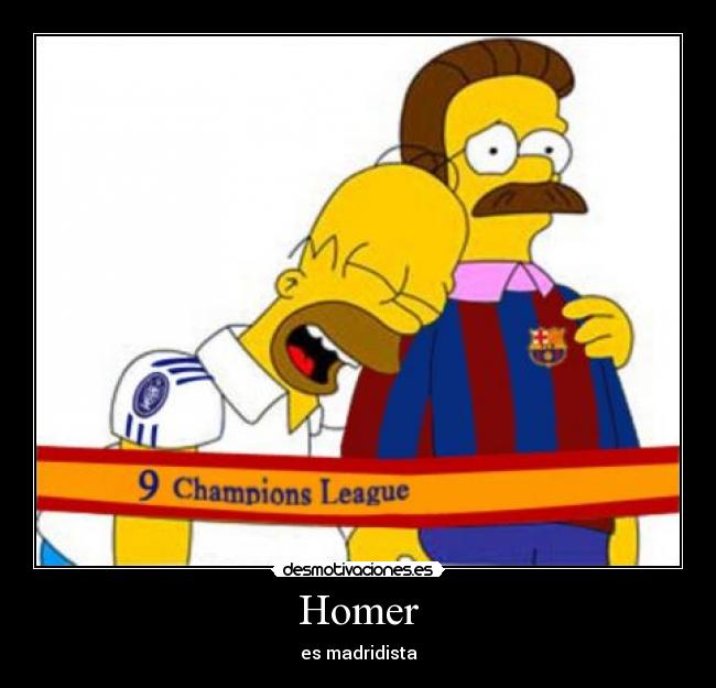 Homer - es madridista