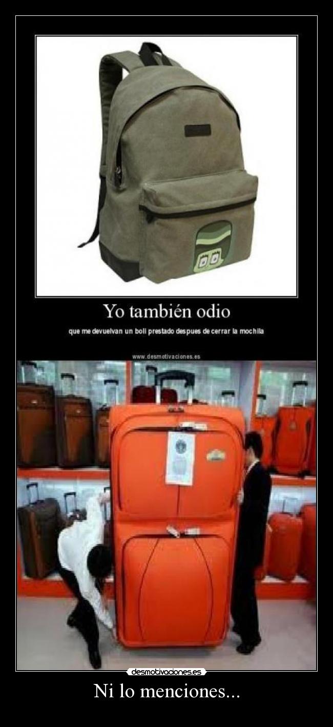 Ni lo menciones... - 