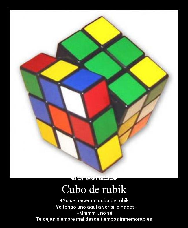 Cubo de rubik - 
