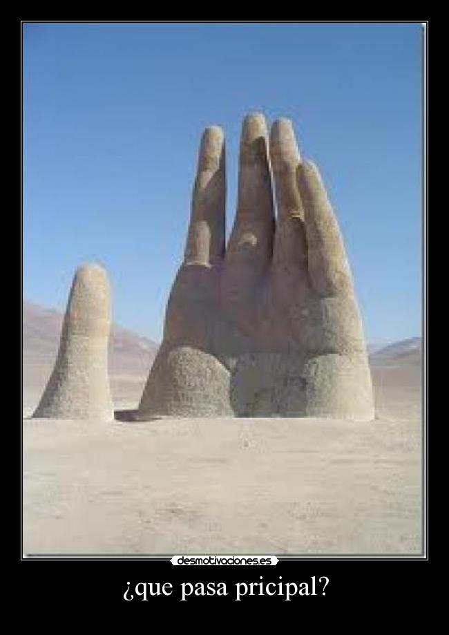 ¿que pasa pricipal? - 