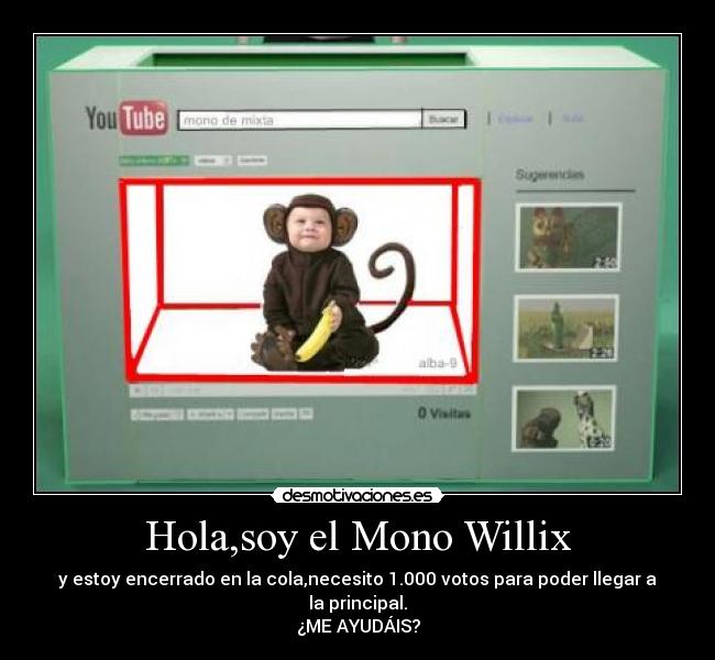 Hola,soy el Mono Willix -