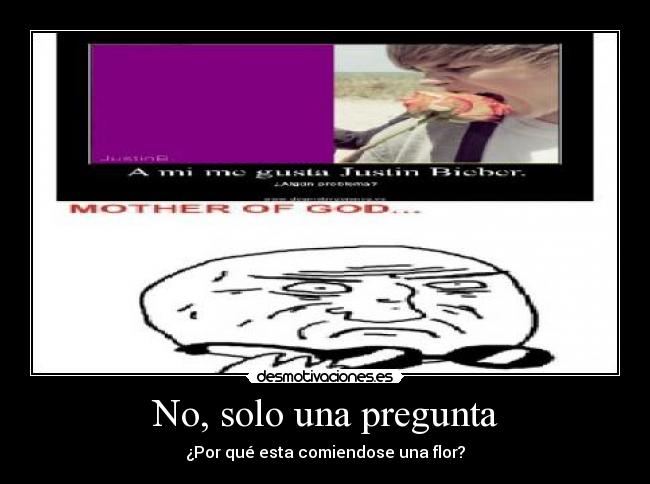 No, solo una pregunta - 