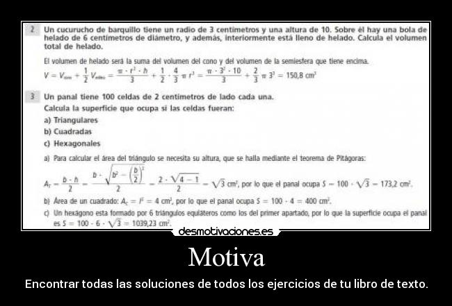 Motiva - Encontrar todas las soluciones de todos los ejercicios de tu libro de texto.