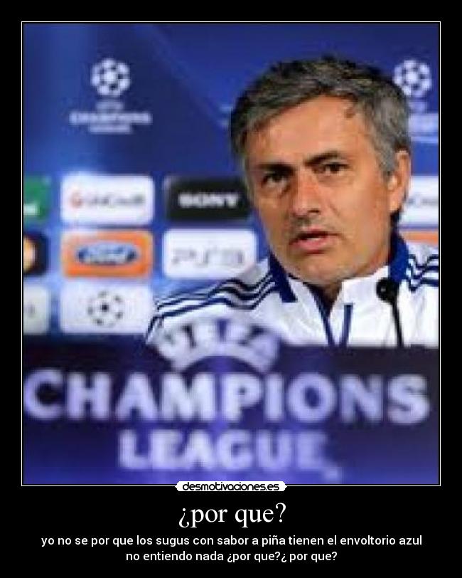 ¿por que? - yo no se por que los sugus con sabor a piña tienen el envoltorio azul
no entiendo nada ¿por que?¿ por que?