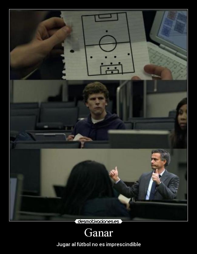 Ganar - Jugar al fútbol no es imprescindible