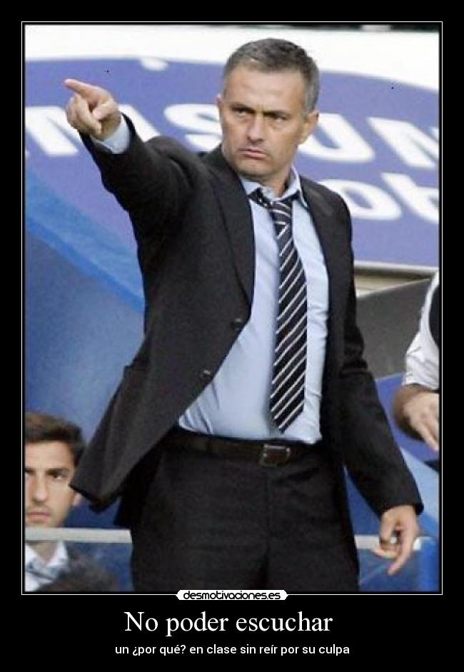 No poder escuchar - un ¿por qué? en clase sin reír por su culpa