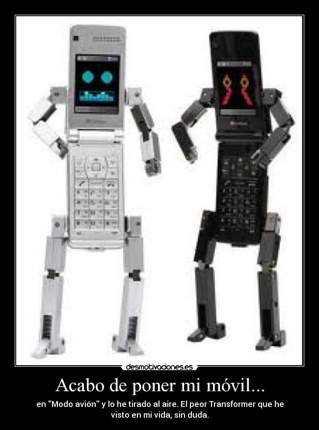 Acabo de poner mi móvil... - 