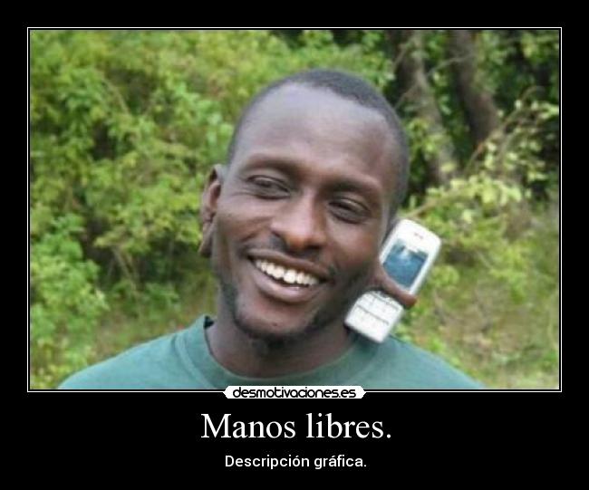 Manos libres. - 