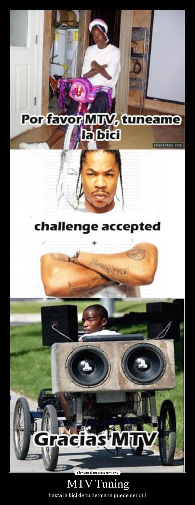 carteles mtv tuning the game xzibit desmotivaciones