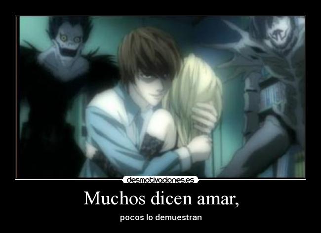 Muchos dicen amar, - 