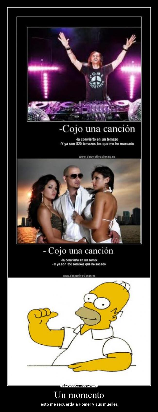 Un momento - esto me recuerda a Homer y sus muelles