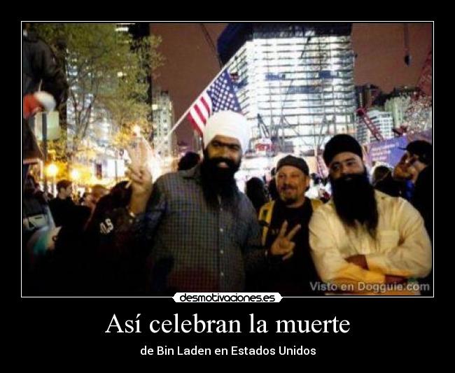 Así celebran la muerte - de Bin Laden en Estados Unidos