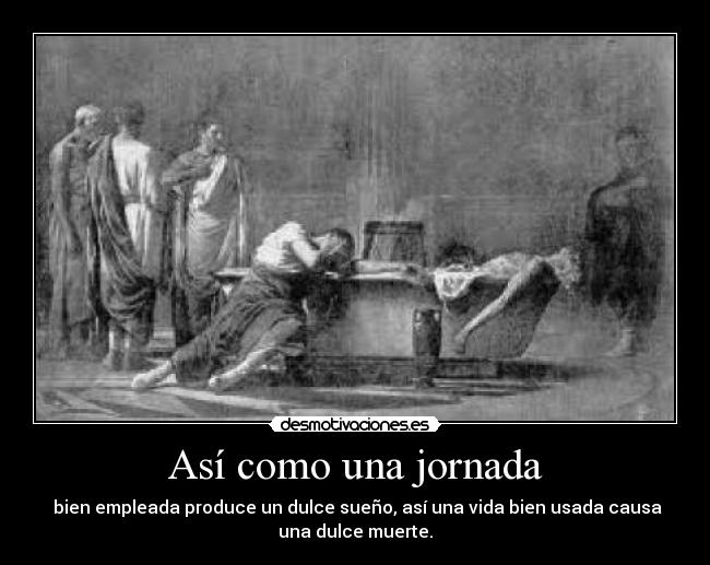 Así como una jornada -