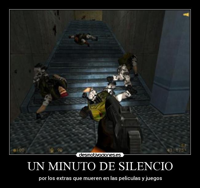 UN MINUTO DE SILENCIO -