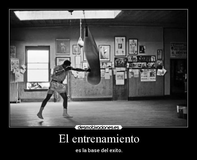 El entrenamiento -