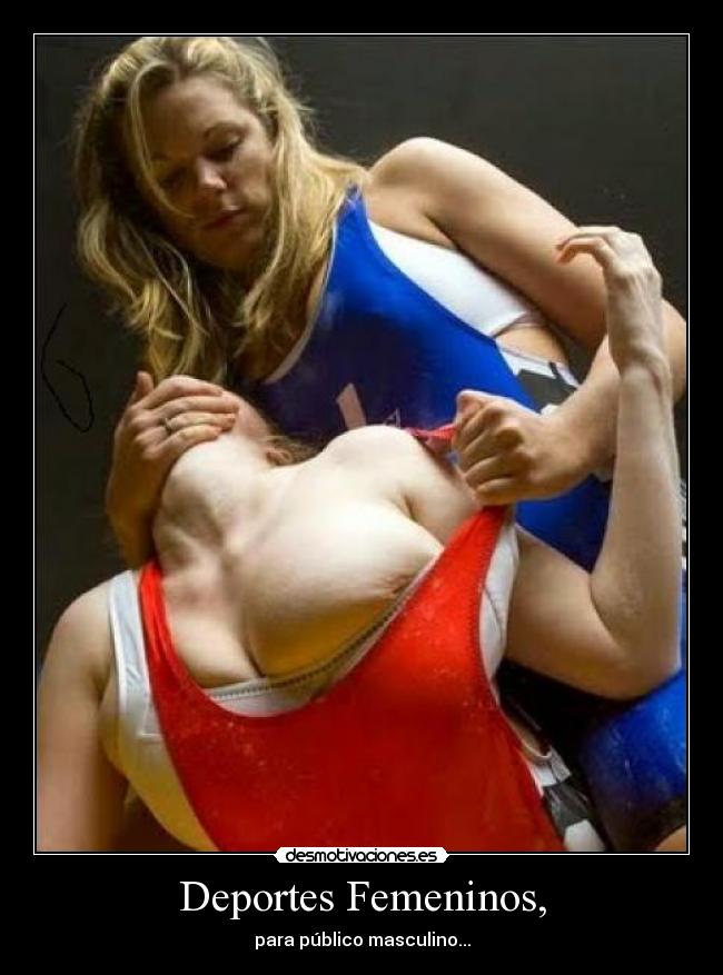 Deportes Femeninos, - para público masculino...