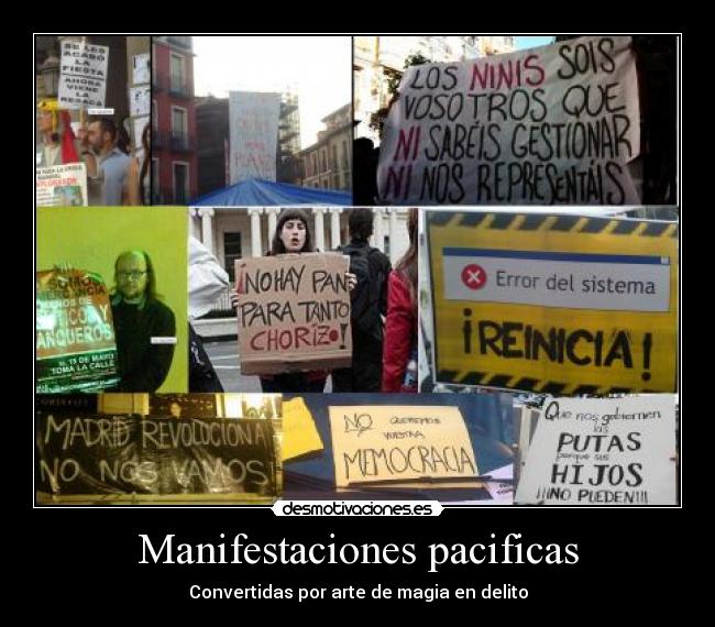 Manifestaciones pacificas -
