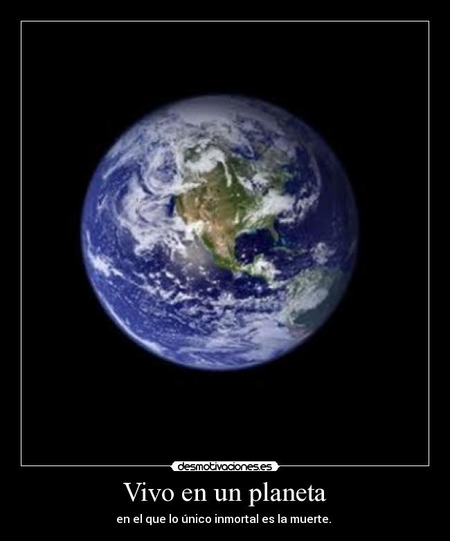 Vivo en un planeta -
