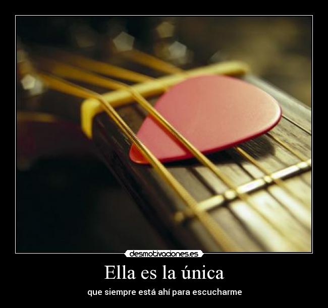 Ella es la única -