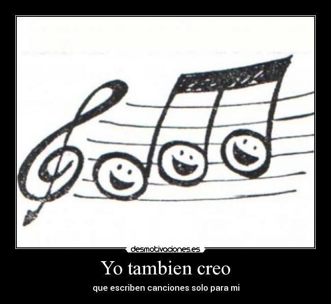 Yo tambien creo -