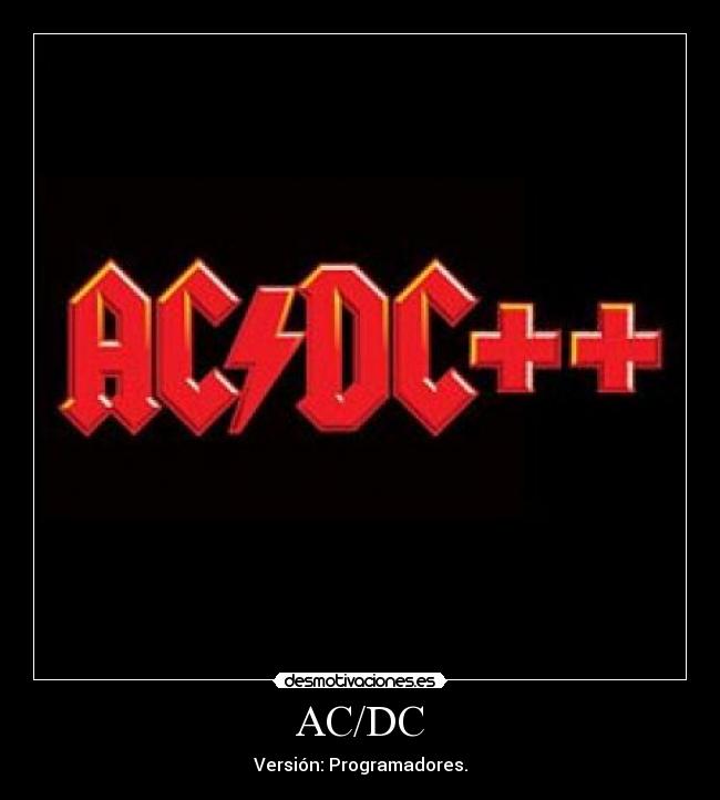 AC/DC - Versión: Programadores.