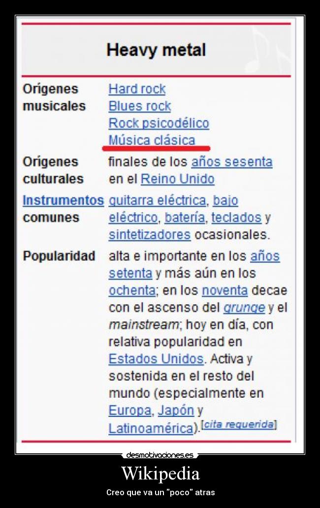 Wikipedia - Creo que va un poco atras